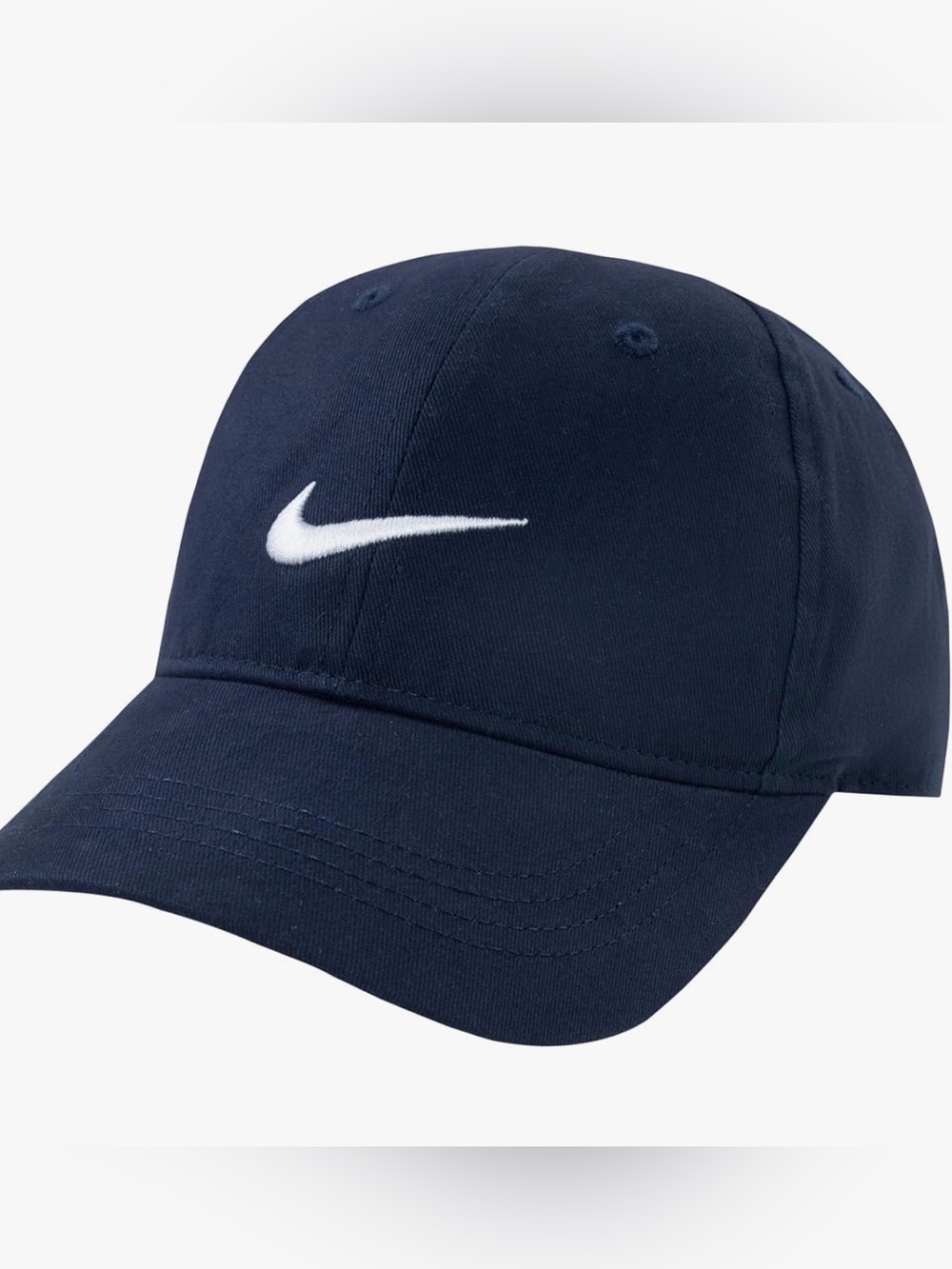 Nike Navy blue- Ripstop Swoosh Graphic Baseball Cap, Obsidian, 2/4T.  2795